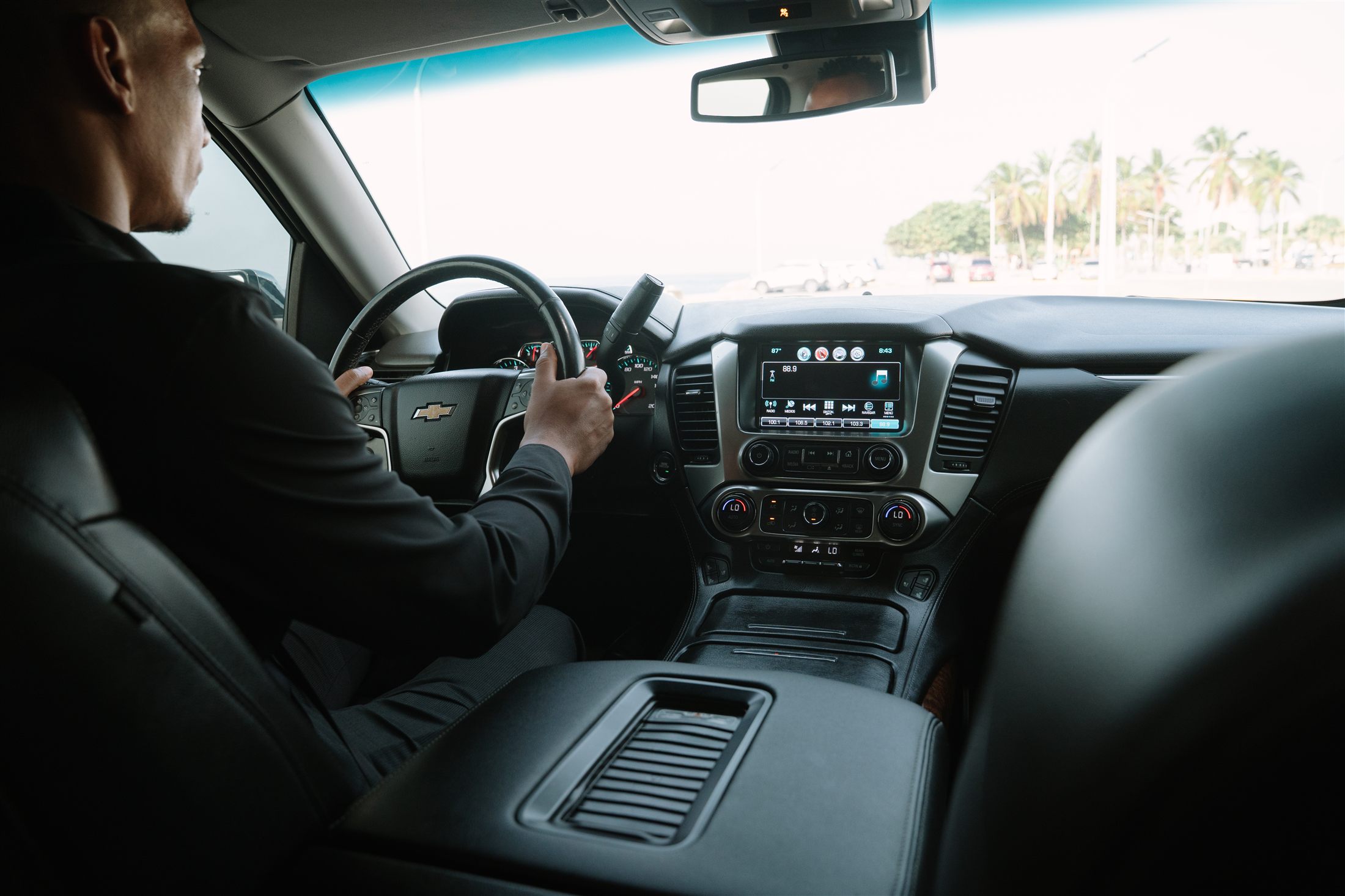 JMR chauffeur driving an executive vehicle